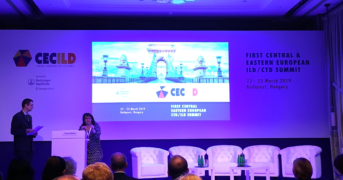 Prof. Dr. Simona Rednic, prezenta la summit-ul CECILD 2019, Budapesta, Ungaria