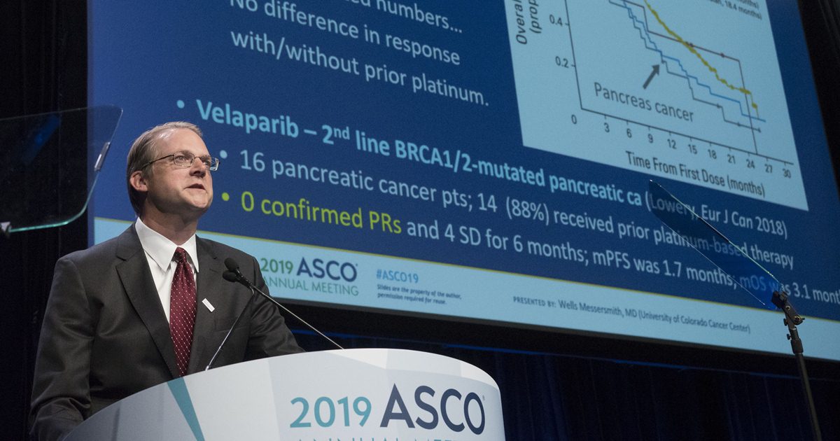 ASCO 2019 olaparib cancer pancreatic metastatic BRCA
