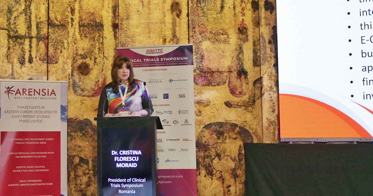 Cristina Florescu Moraid, Clinical Trials Symposium 2019