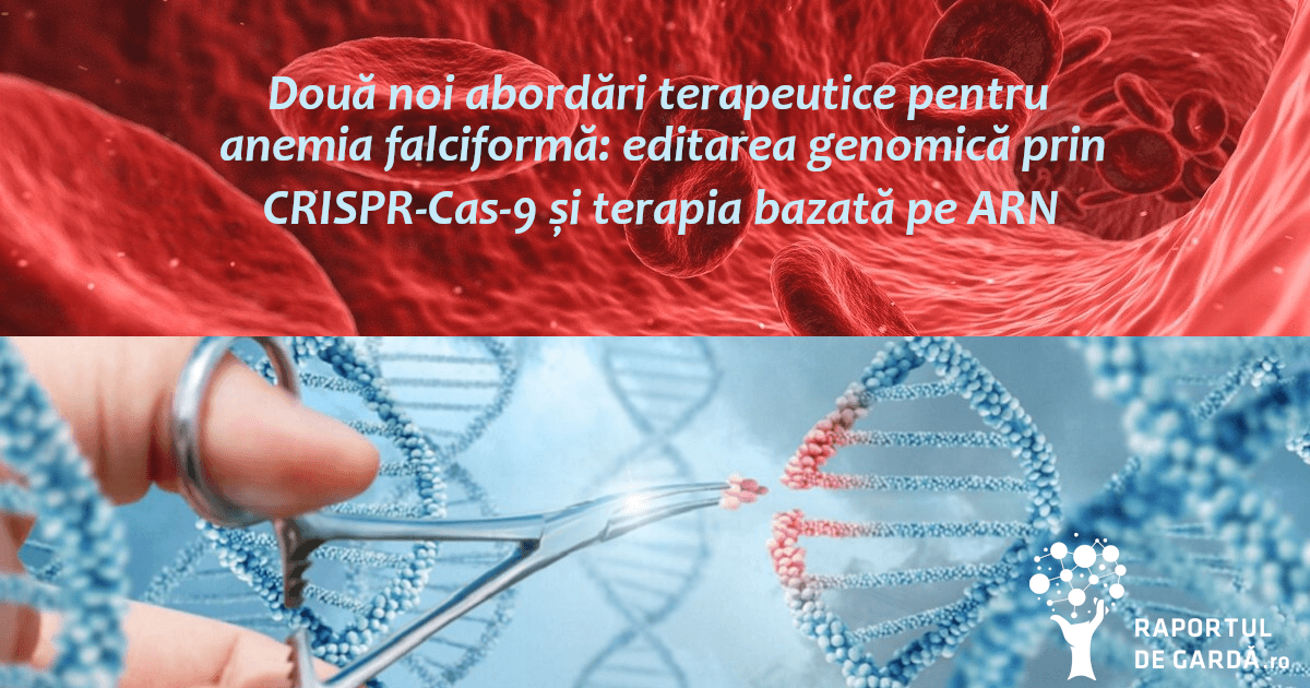 Noi tratamente pentru anemia falciformă bazate pe tehnica CRISPR-Cas-9 și terapiile ARN