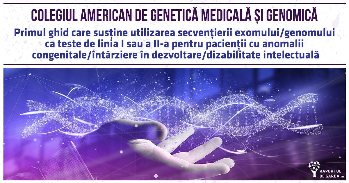 Colegiul American de Genetică Medicală și Genomică - ghid secvențiere exom/genom