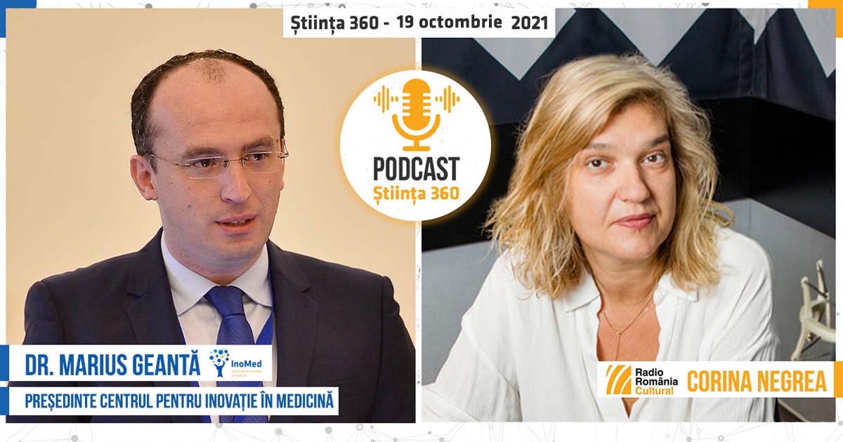Podcast Știința360 - Dr. Marius Geantă despre atitudinile și percepțiile românilor cu privire la vaccinarea COVID19