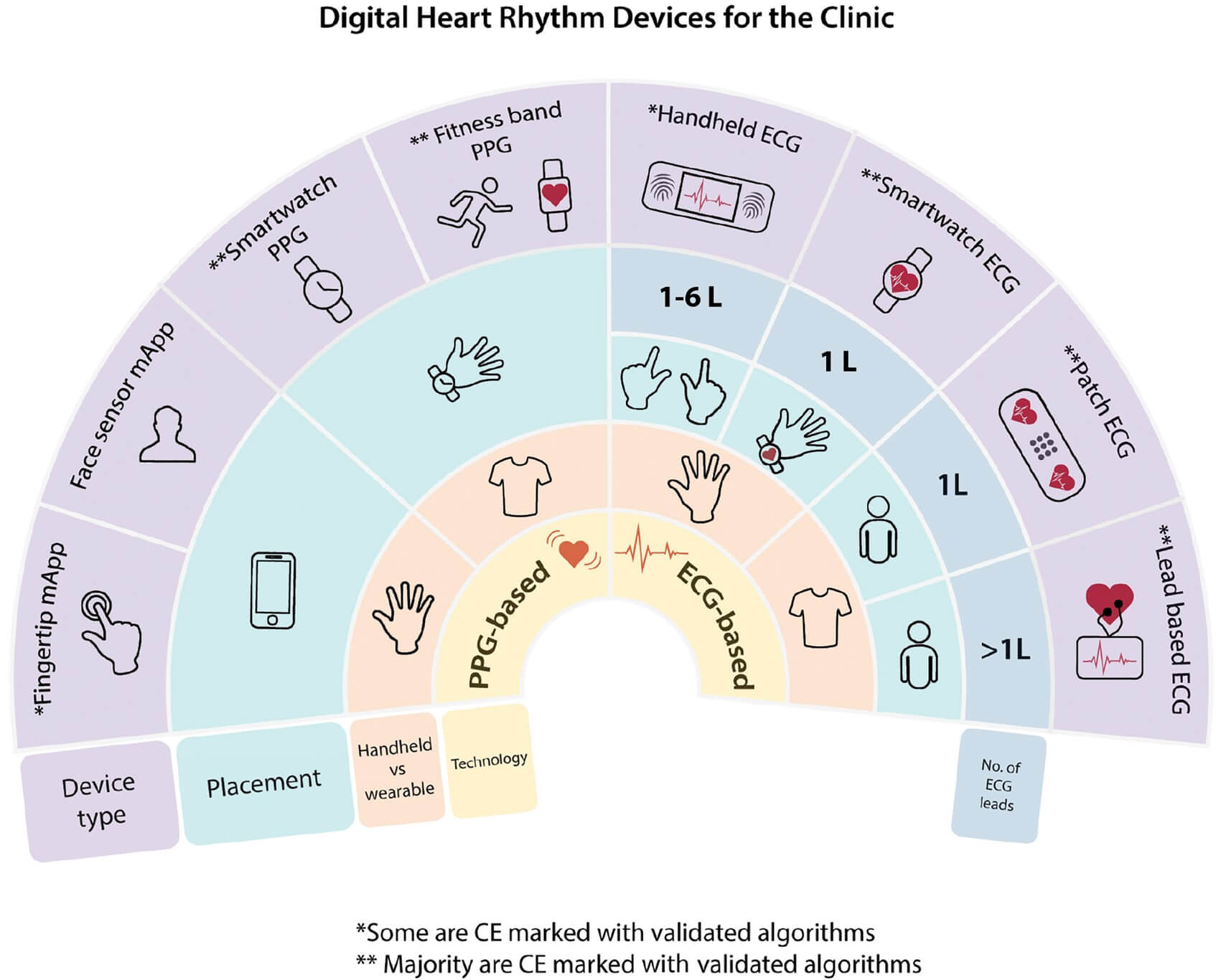 Tipuri de dispozitive digitale utilizate pentru monitorizarea ritmului cardiac