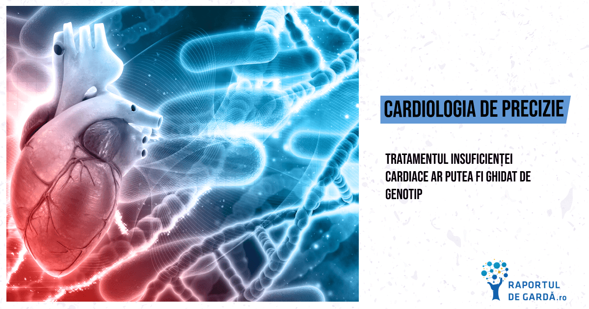 Mecanismele moleculare care conduc la insuficiența cardiacă sunt puternic influențate de genotip.