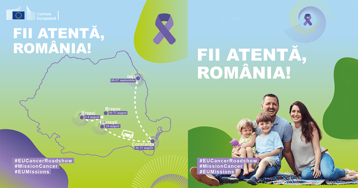 Infografic despre Cancer Mission Roadshow