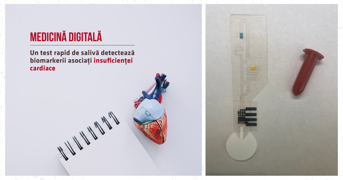 Un test rapid de salivă poate revoluționa screeningul insuficienței cardiace