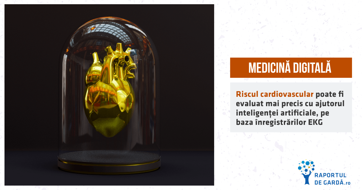 Riscul cardiovascular poate fi evaluat mai precis cu ajutorul inteligenței artificiale, pe baza înregistrărilor EKG