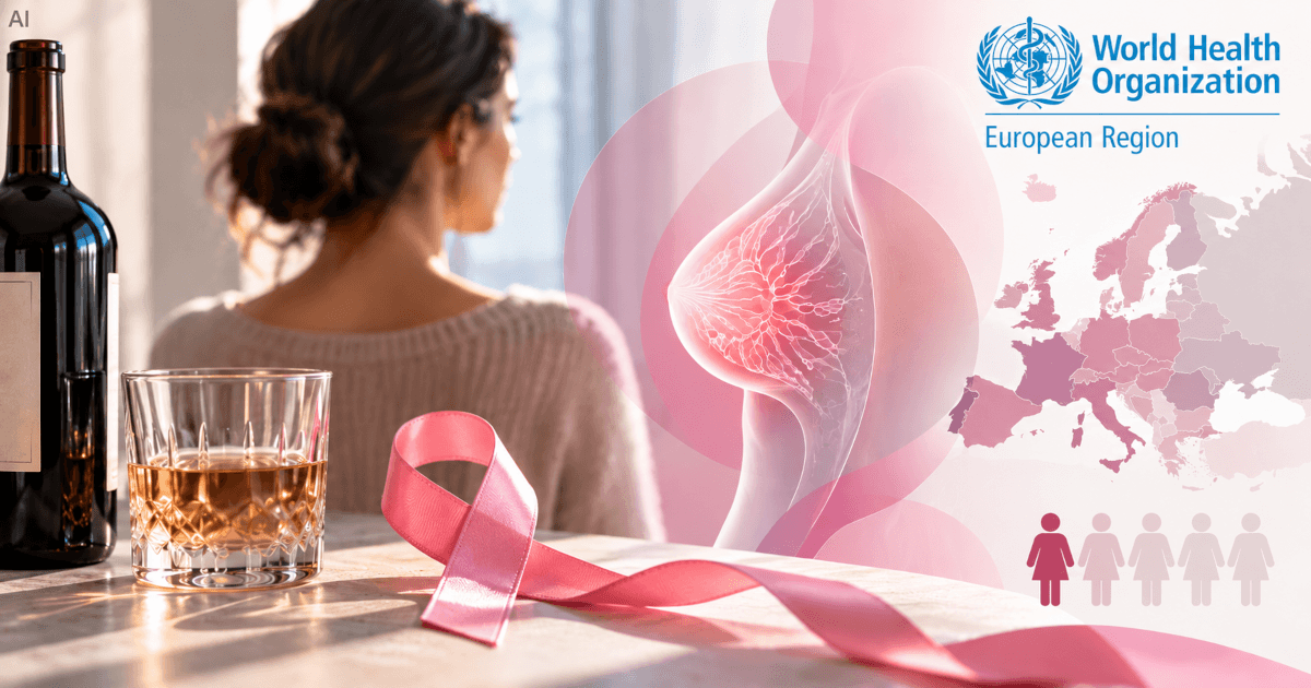 Consumul de alcool și riscul de cancer de sân în Europa – ilustrație privind prevenția cancerului mamar